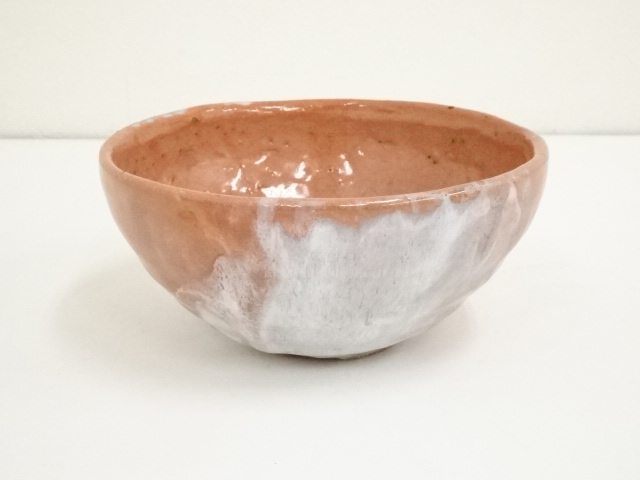 道具 ] - 道具 覚正造 自作赤茶碗（共箱） | ネットショップ圭 netshop